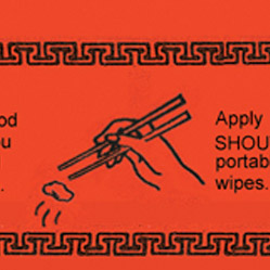 Shout Stain Chopsticks